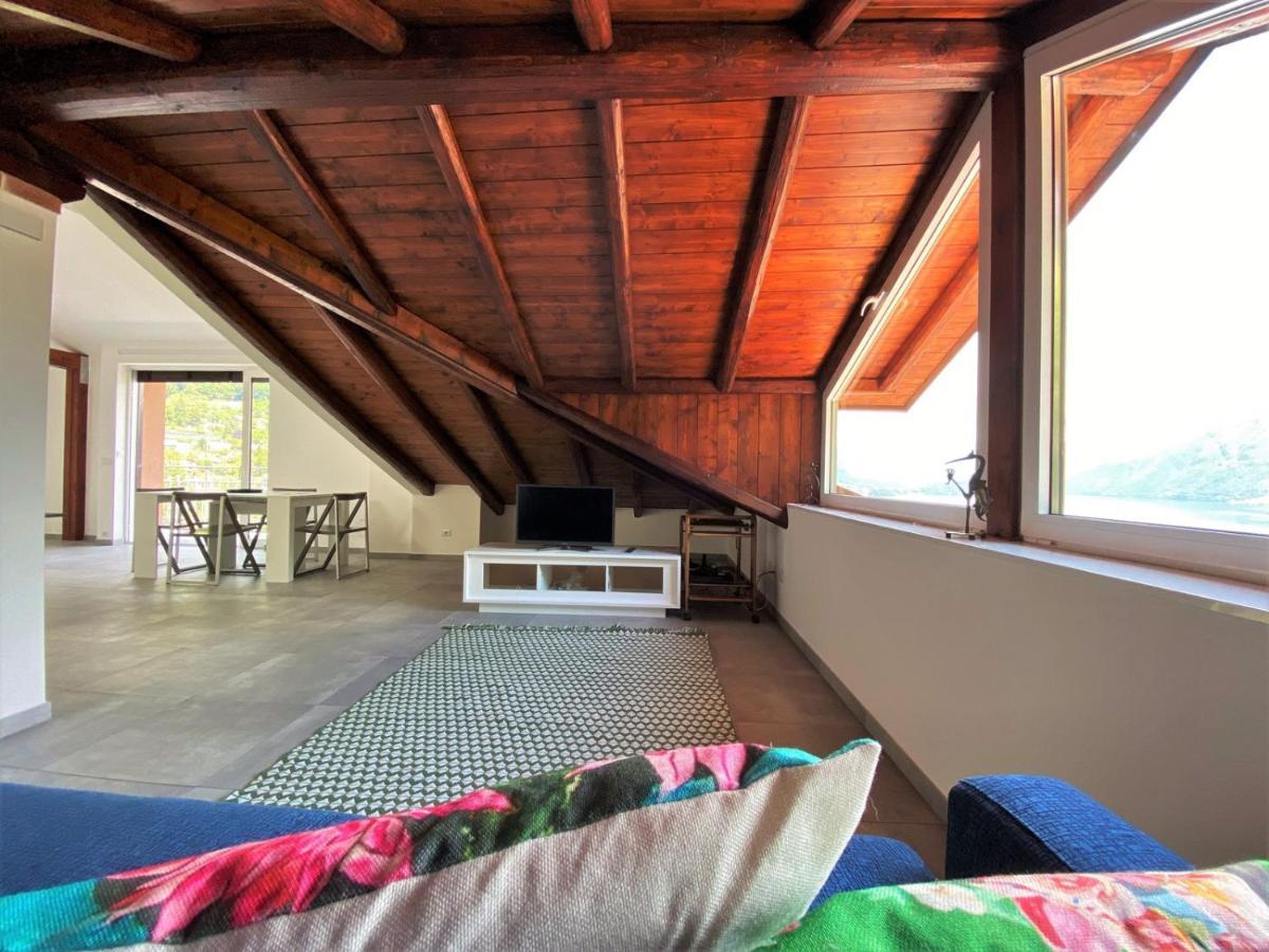 La Rondinella - Loft With Fantastic View On Lake Como Apartment Argegno Exterior photo